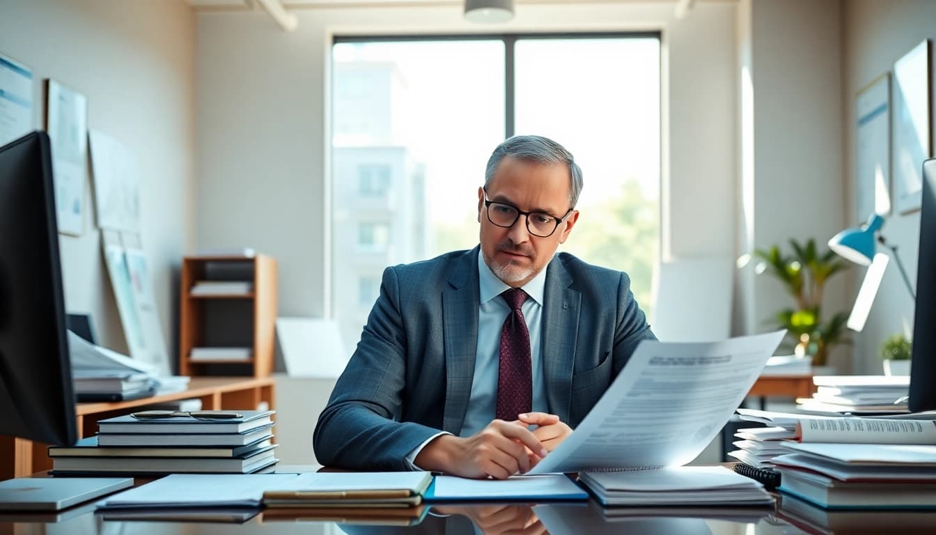 Visual depiction of FCPA/DCAA/Flowdown/ITAR/EAR compliance process highlighting a consultant at work.