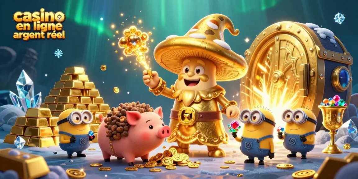 Gagnez à casino en ligne argent réel avec des machines à sous, trésor et motifs magiques.