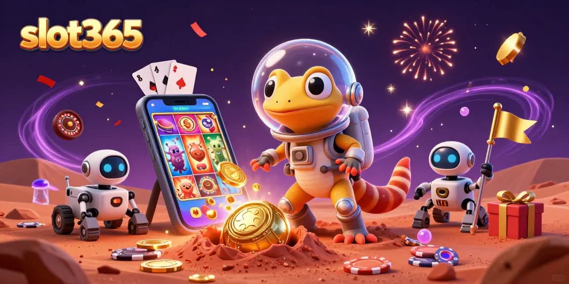 Experience thrilling wins with slot365 as a Martian gecko finds a golden casino.