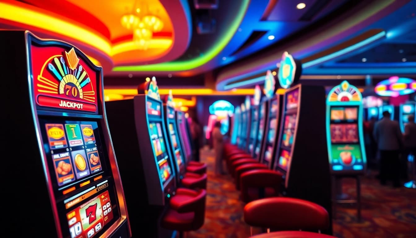 Menang besar di situs slot777 dengan mesin slot berkilau dan pemain yang antusias.