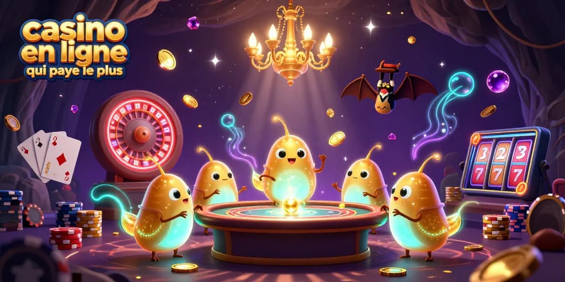 Découvrez un casino en ligne qui paye le plus avec des vers luisants illuminant une scène animée.