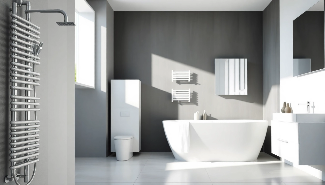 Sonni sanitär GmbH präsentiert stilvolle Badezimmerprodukte in modernem Ambiente.