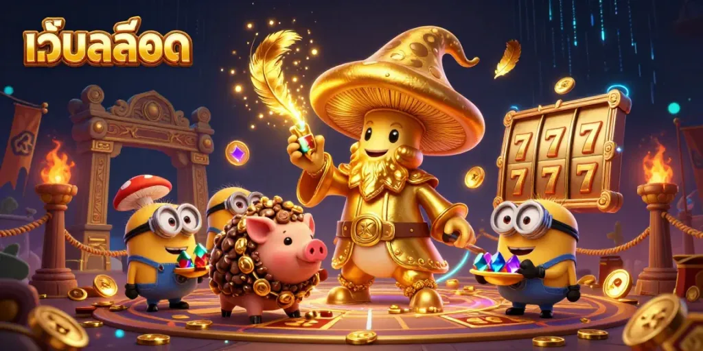 การเล่นเกมสล็อตกับเว็ปสล็อตที่เต็มไปด้วยเวทมนตร์ รวมถึงตัวละครและเหรียญทองมากมาย