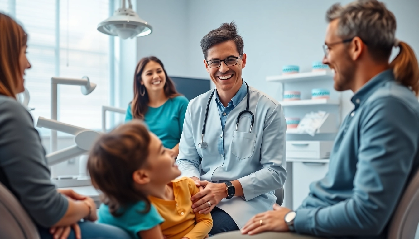 Consultation with an Edmonton orthodontist highlighting a friendly, professional approach.