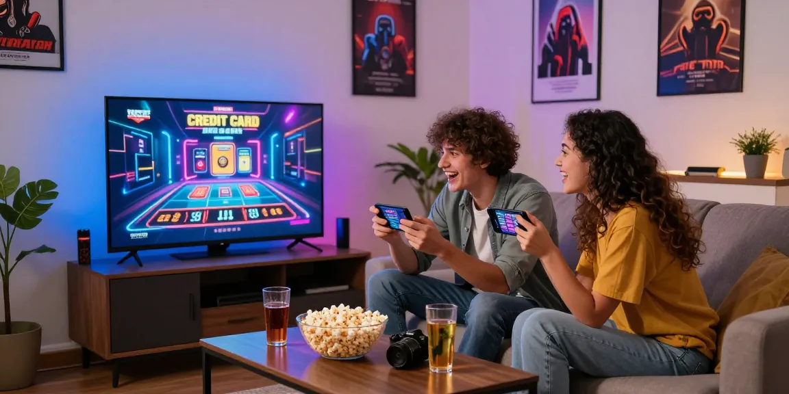 Engaging couple enjoying credit card casinos at https://scoarch.org.uk in a cozy gaming environment with vibrant ambiance.