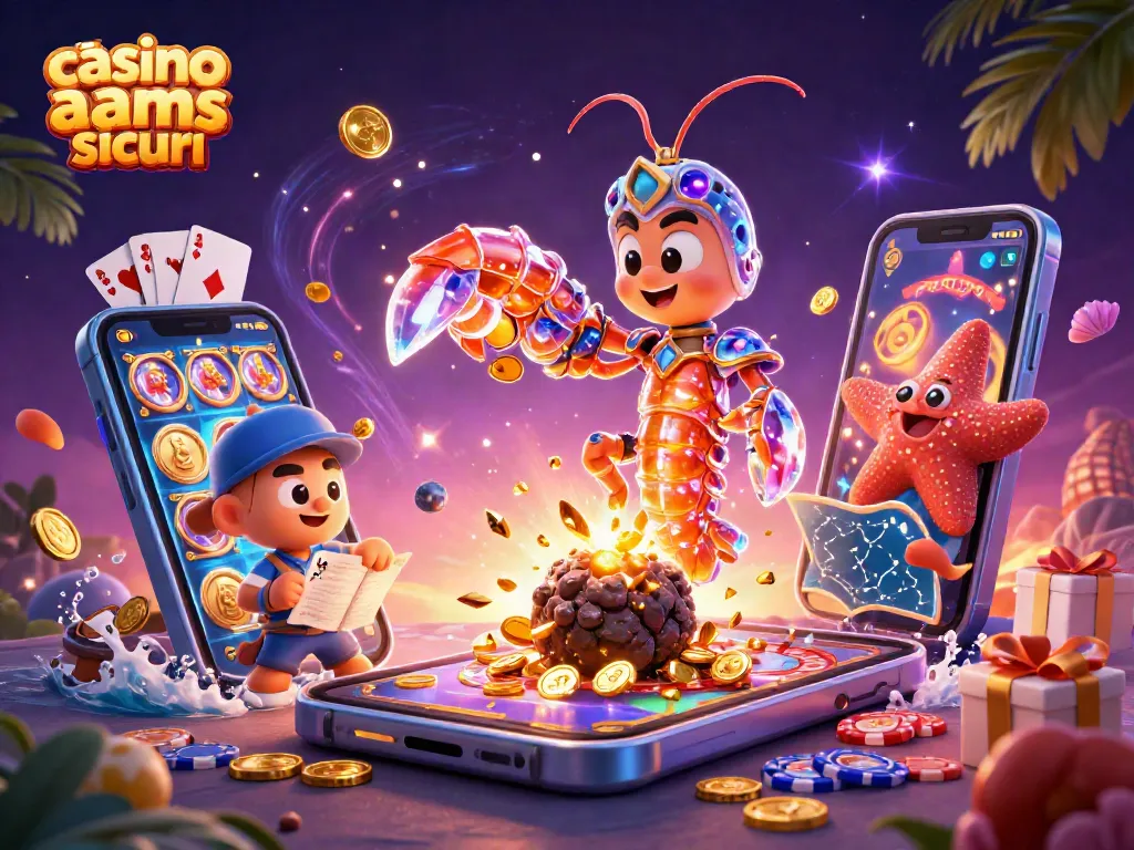 Scopri le meraviglie dei casino non AAMS sicuri, con un'immagine ricca di azione e premi.