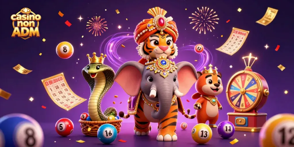 Gioca nei migliori casino non ADM: tigre maharaja e giochi di fortuna in un mondo colorato.