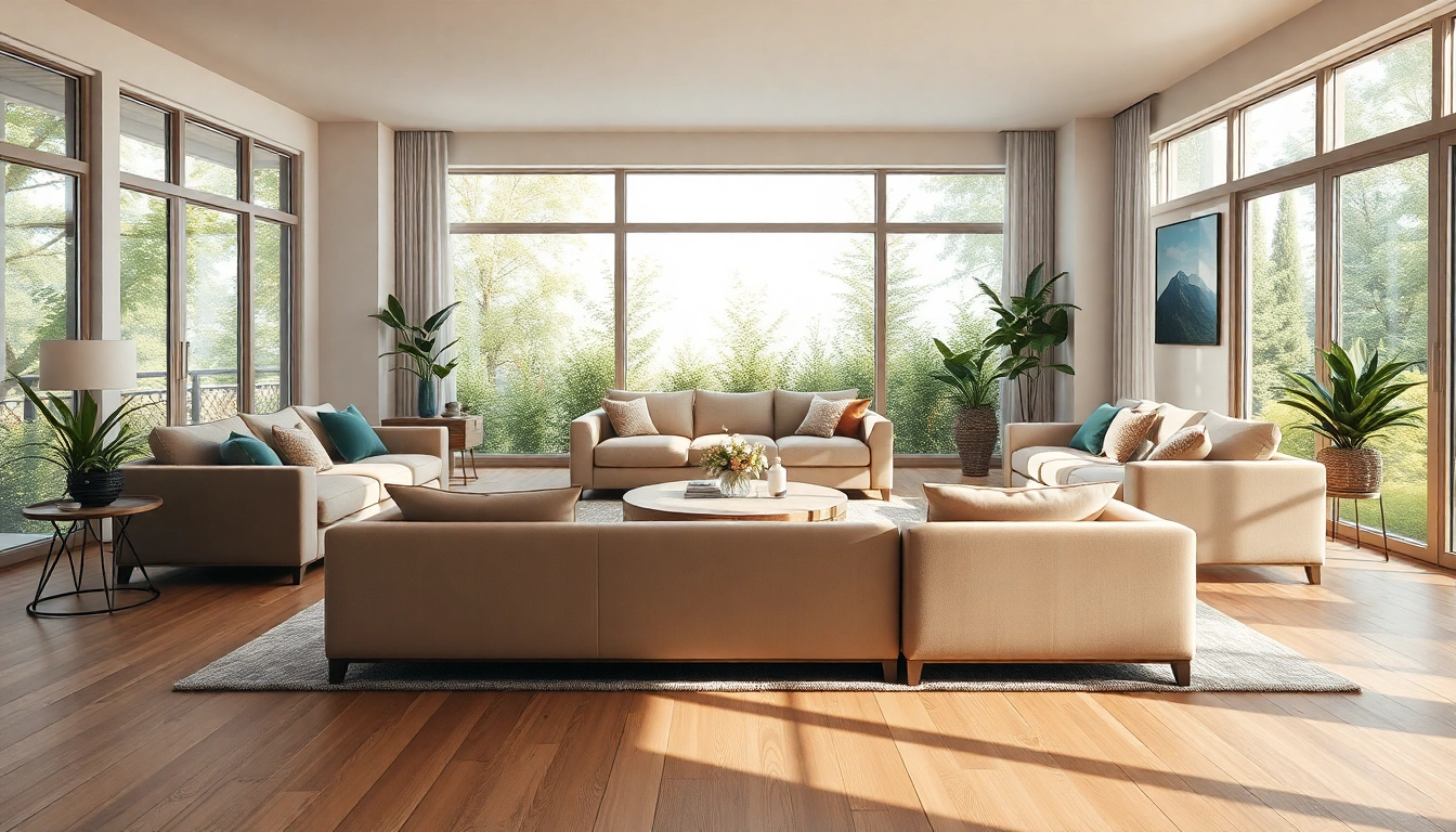 Experience Seamless Living in a cozy, beautifully arranged room with natural light and relaxing decor.