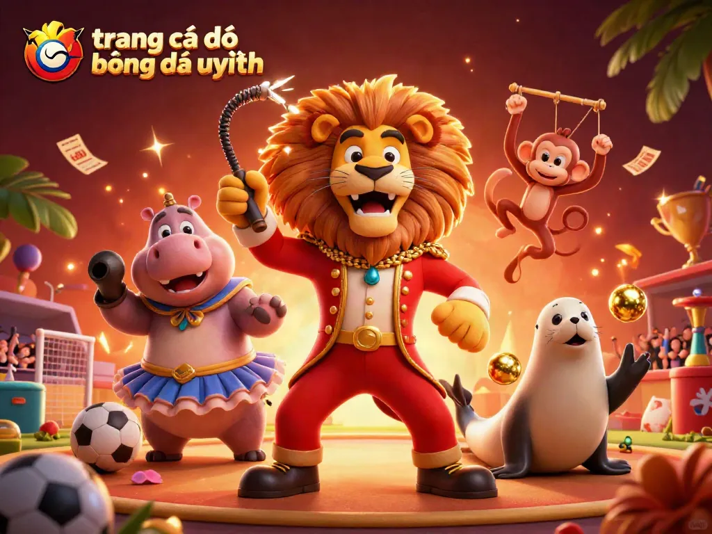 Trang cá độ bóng đá uy tín thể hiện những nhân vật 3D vui nhộn đang tham gia cá cược thể thao
