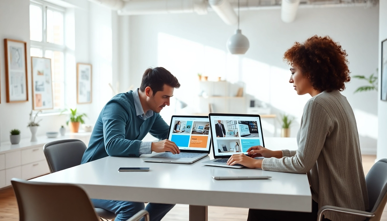 Gestalten Sie kreative Lösungen bei Hüsig Webdesign Marketing in einem modernen Büro.