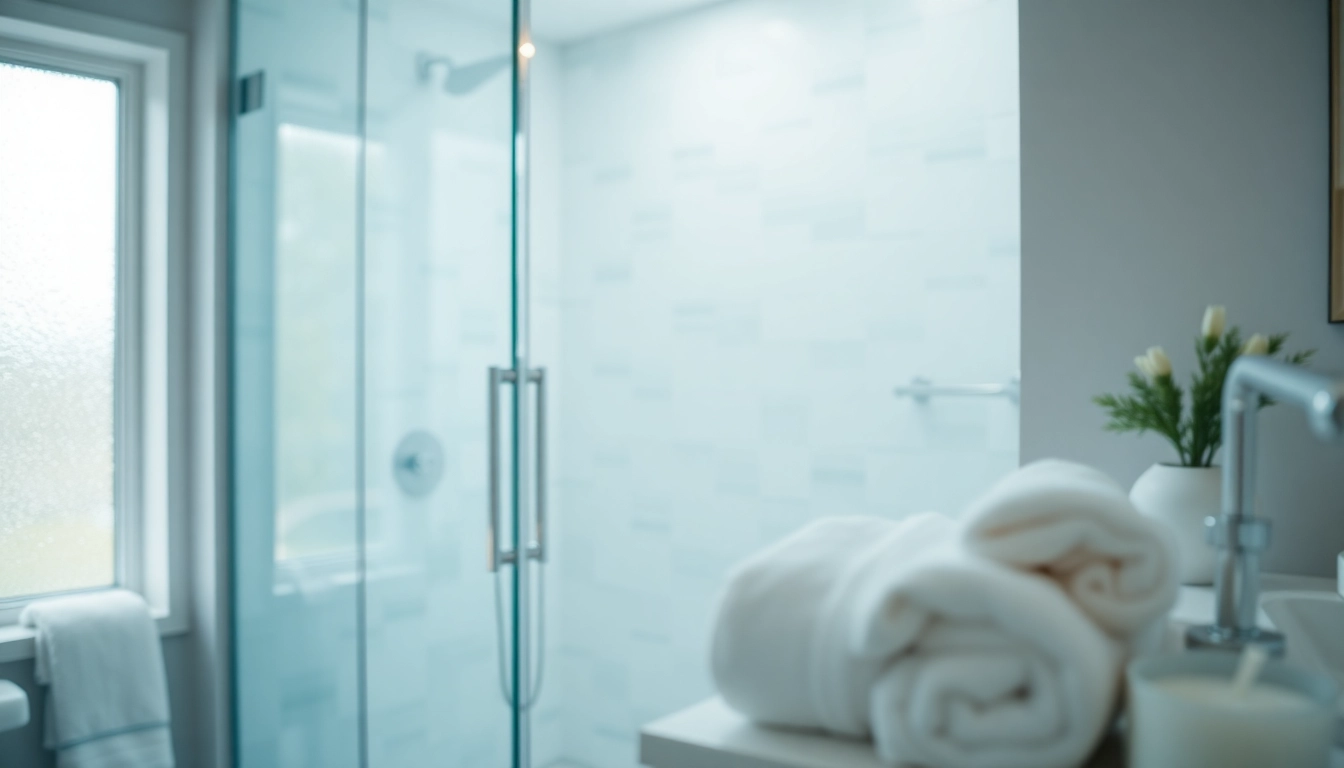 Stylish sliding shower doors enhance a modern bathroom’s aesthetic with elegance and functionality.