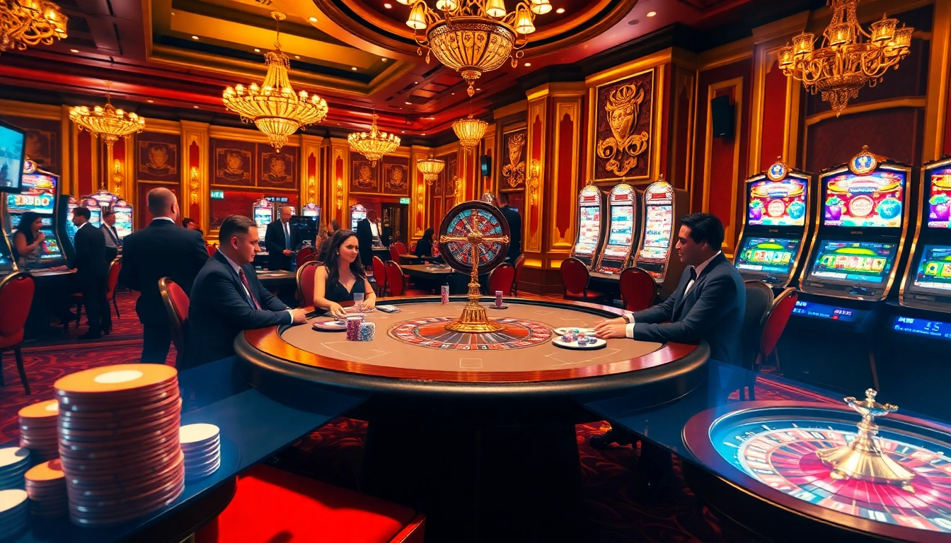 Experience high-stakes gaming at S8 with an elegant casino atmosphere.