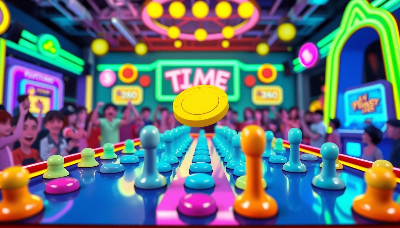 Mencoba demo plinko sambil menjatuhkan token di papan yang berwarna-warni dan dinamis.