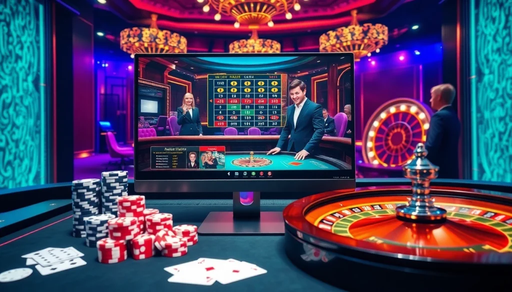 Engage in the excitement of online gambling with the vibrant, luxurious interface at https://go88.fast/ featuring casino chips and cards.