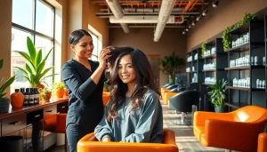 Experience expert perm services at Omnia Salon in San Diego, showcasing artistry and eco-friendly products.