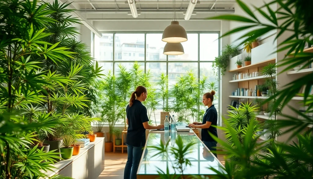 Visiting a dispensary in Lloret de Mar through Weedmaps Lloret de Mar offering a vibrant atmosphere.