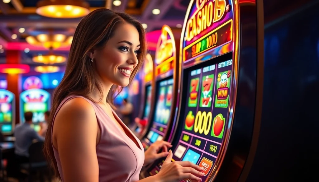 Bersenang-senang dengan slot depo 1000, menunjukkan permainan slot yang menarik dan menggiurkan.