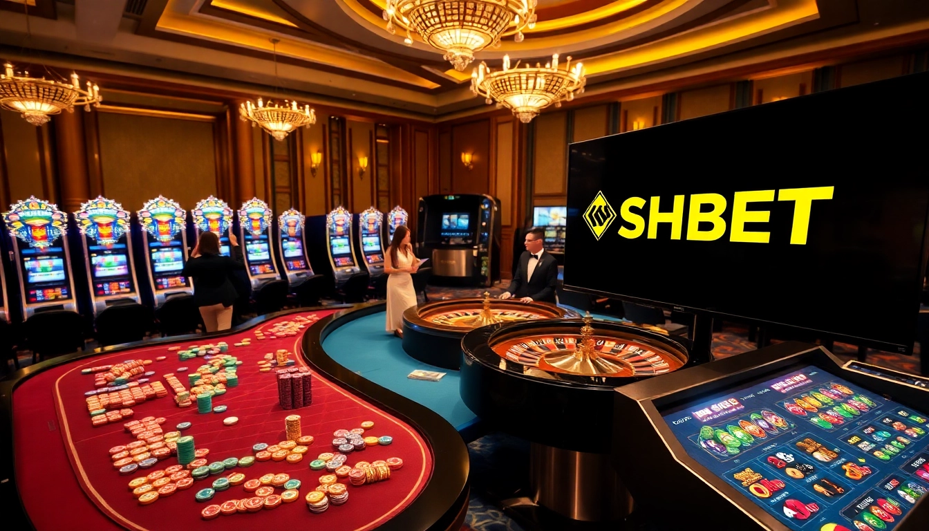 Experience the thrill of SHBET with exciting games at a vibrant casino atmosphere.