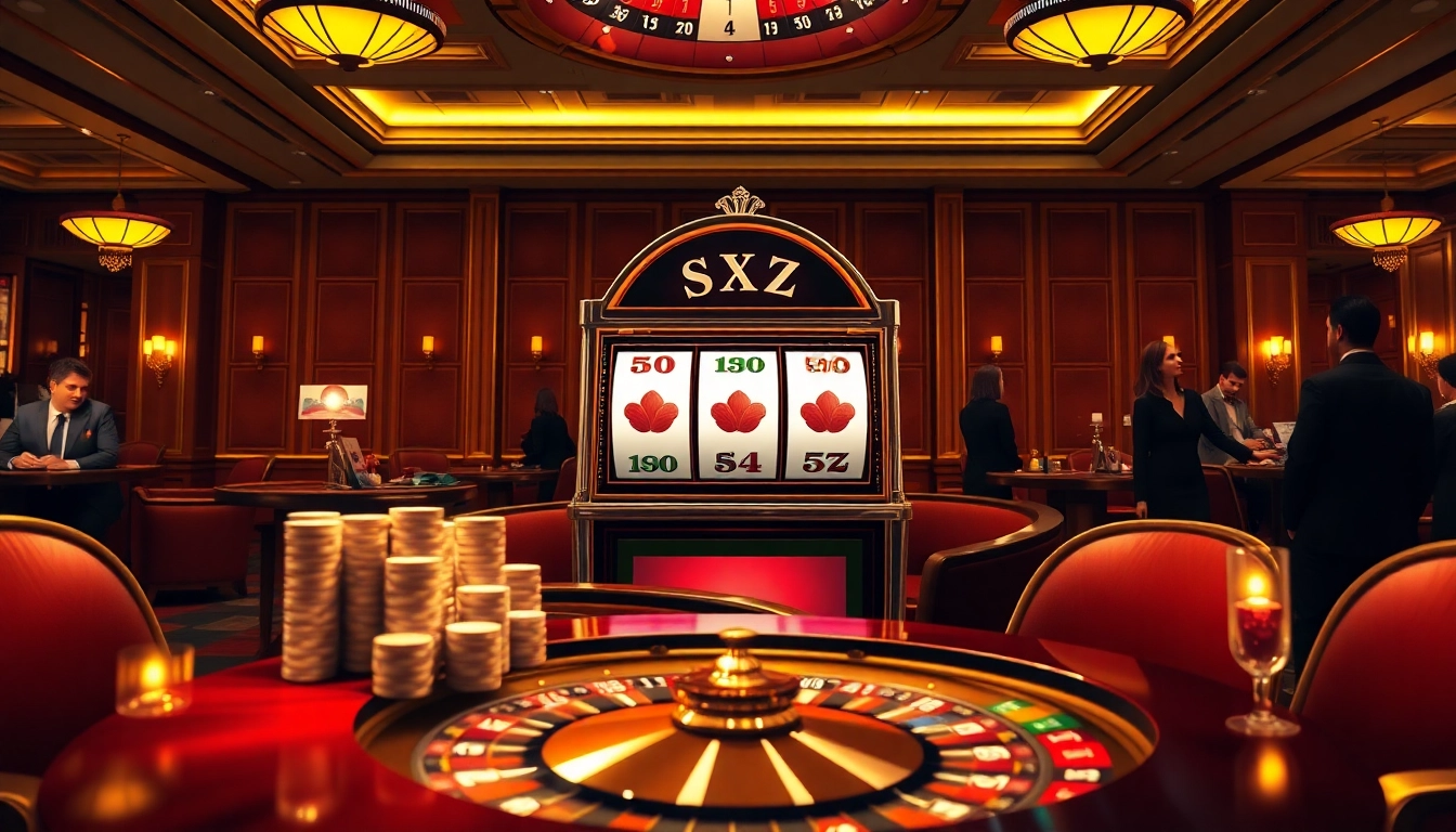 Engaging with the slot pragmatic play machine amidst a luxurious casino ambiance.