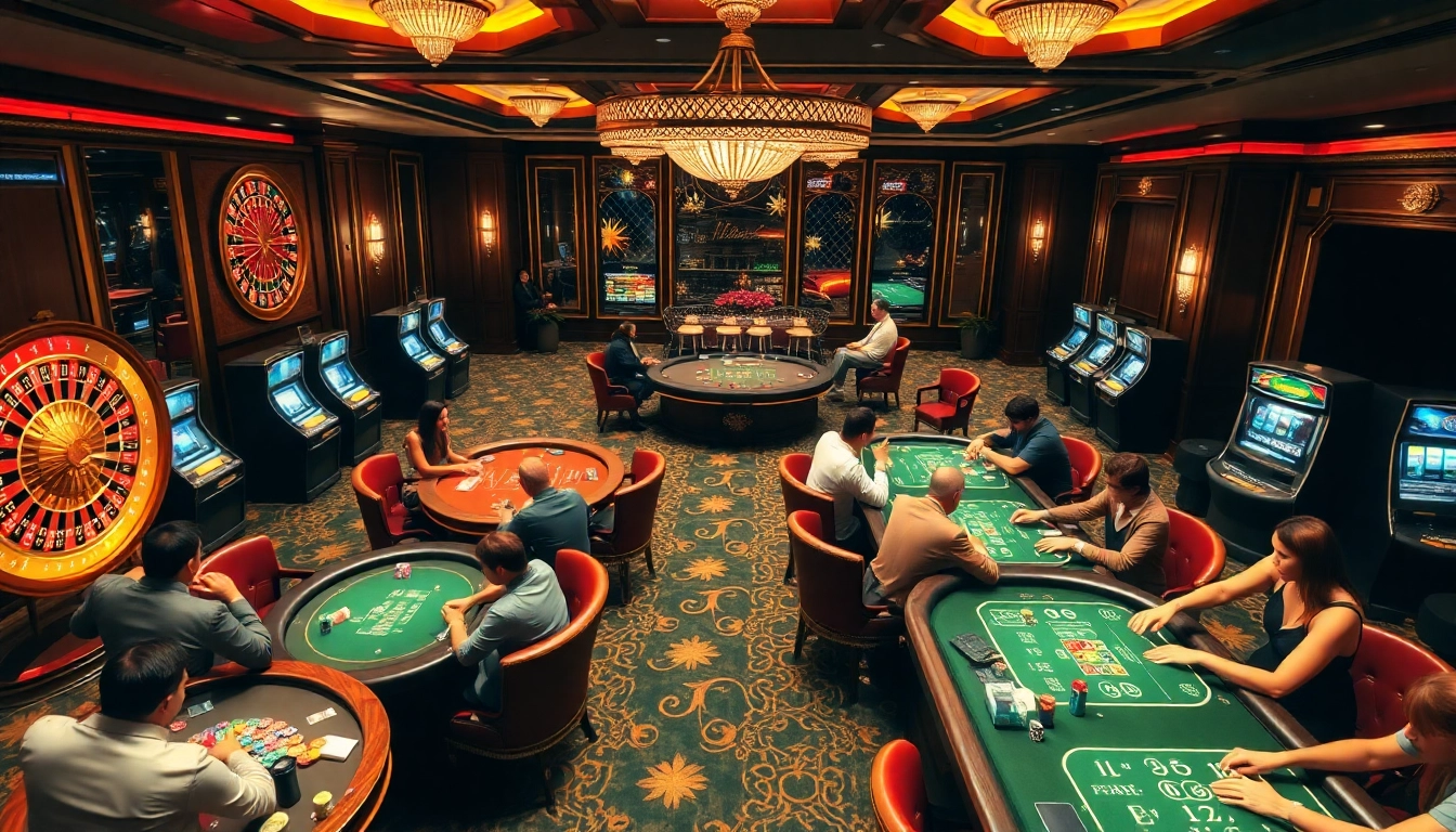 Vivez l'excitation du casino en ligne argent réel France avec des tables de jeu vibrantes et des joueurs en action.