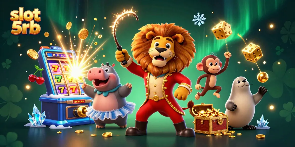 Experience winning thrills with slot 5rb adventures alongside animated circus characters.