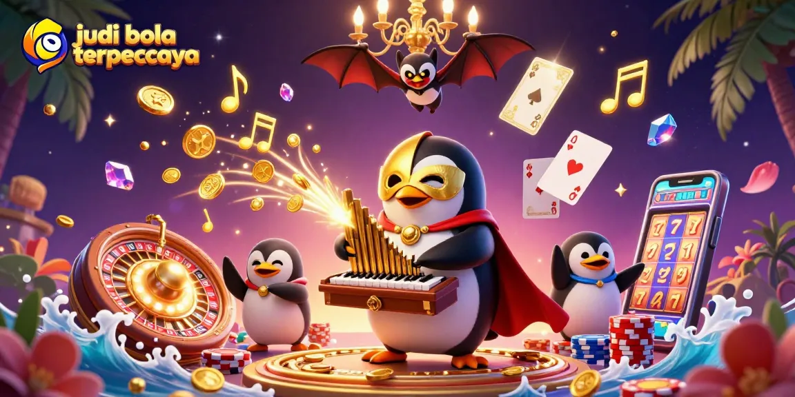 Experience judi bola terpercaya with thrilling sports betting and vibrant 3D casino elements.