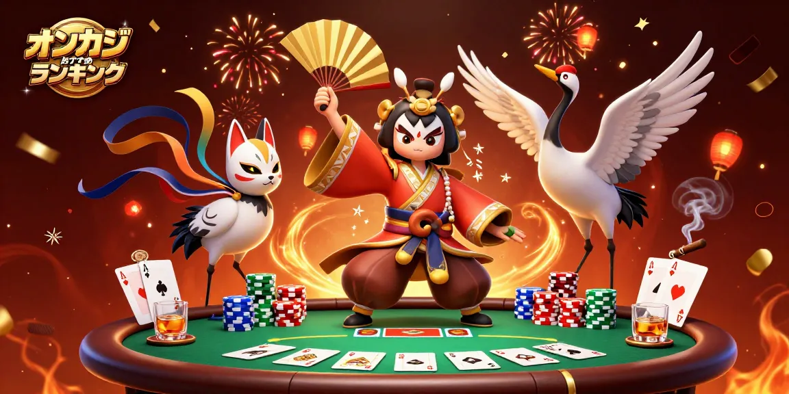 オンカジ おすすめ ランキングの詳細な3Dイラスト、カジノゲームでの戦略を強調