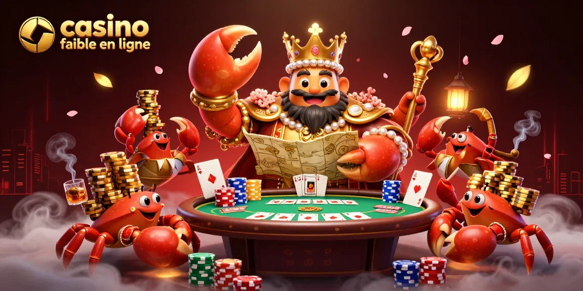 Découvrez un casino fiable en ligne avec le roi-crabe doré et ses trésors scintillants.