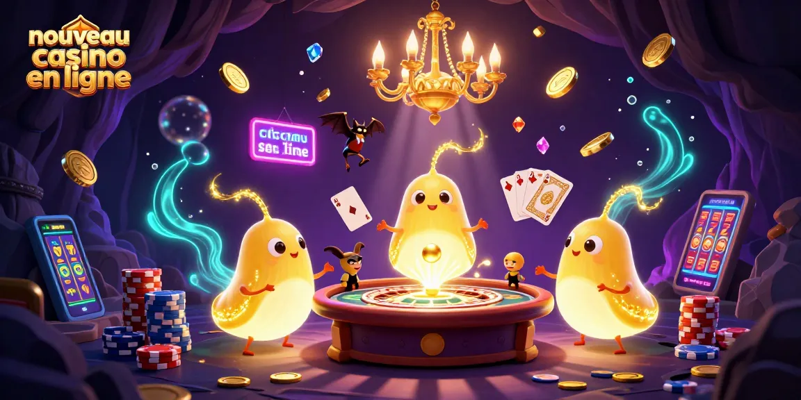 Nouveau casino en ligne : un décor féerique avec des vers luisants illuminant un casino sous-marin.