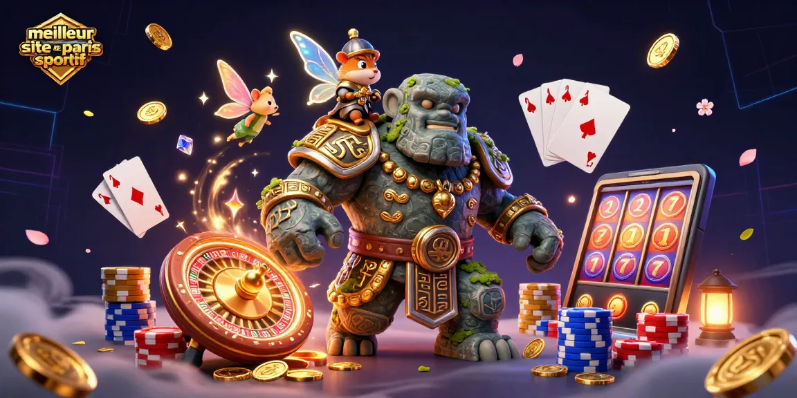 Meilleur site de paris sportif : misez avec le gardien golem et un chevalier hamster.